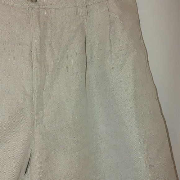 Dockers ReCode Linen Shorts Vintage Pleated High - Picture 3 of 11